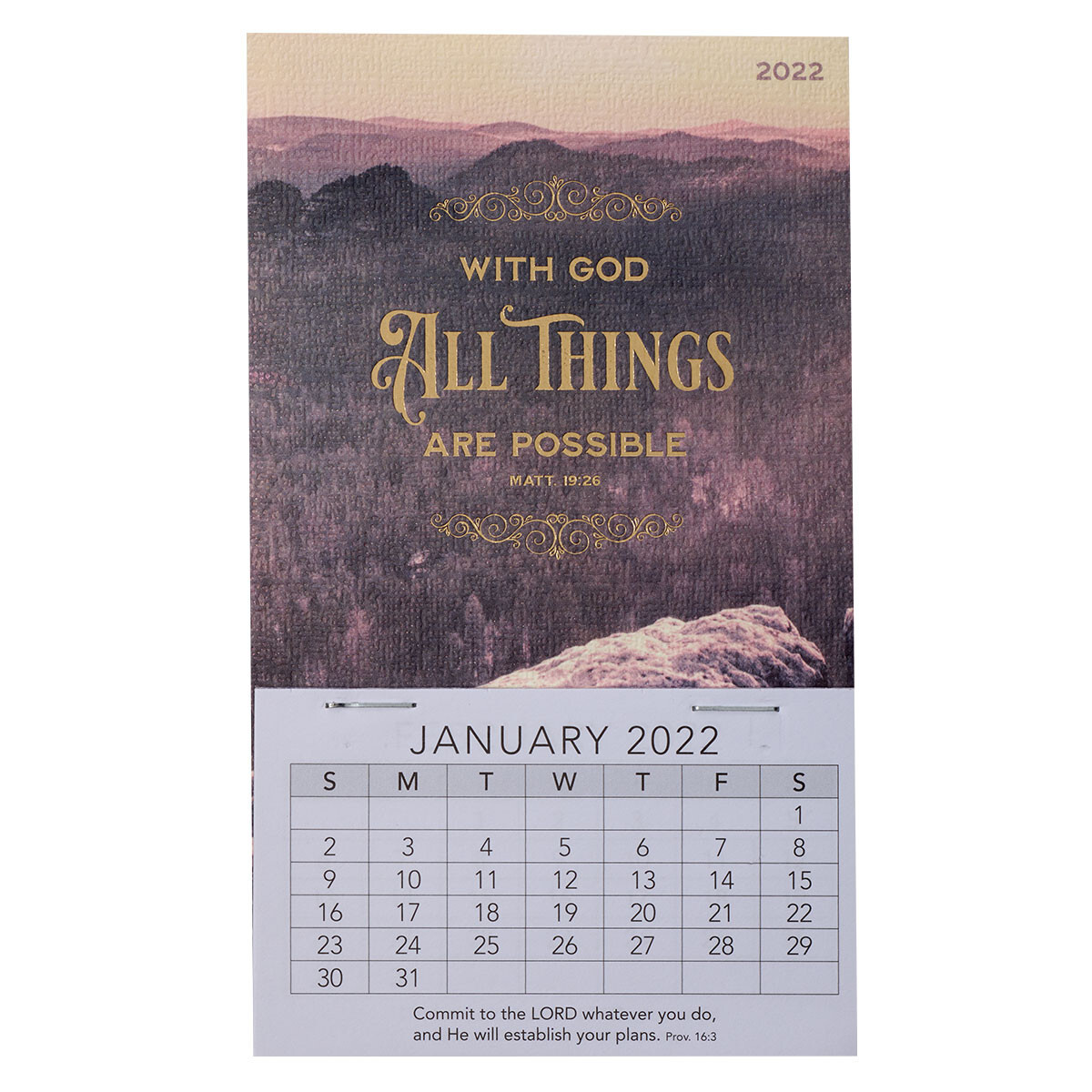 2022 All Things Are Possible Mini Calendar