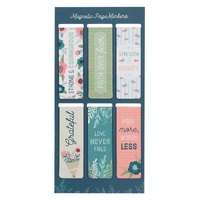 Magnetic Page marker Set - Floral Garden