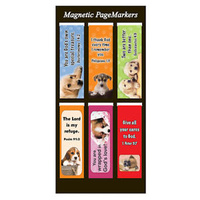 Bookmark Magnetic: Puppies #01 (Set Of 6)