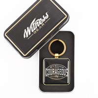 Strong And Courageous Keyring