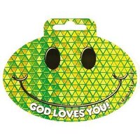 Auto Sticker: Smile God Loves You