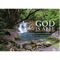 Large Poster - God is Able - Ephesians 3:20