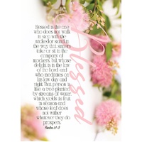 Large Poster - Blessed - Psalm 1:1-3