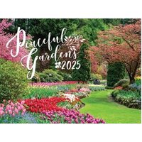 2025 Wall Calendar: Peaceful Gardens