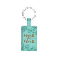 Lux Leather Keyring: Grace Upon Grace