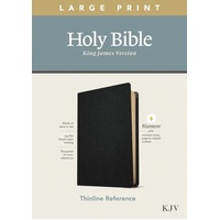 KJV Large Print Thinline Reference Bible Filament Enabled Edition Black (Red Letter Edition) (Red Letter Edition)