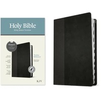 KJV Thinline Reference Bible Filament Enabled Edition Black/Onyx Indexed (Red Letter Edition)