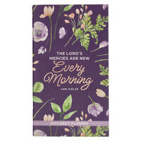 2025 24-Month Small Daily Planner: New Every Morning (Lamentations 3:22-23)