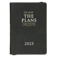 2025 12-month Executive Planner Black: Know The Plans (Jeremiah 29:11)