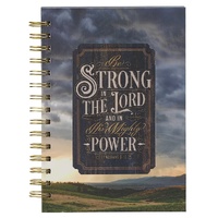 Strong in the Lord New Dawn Large Wirebound Journal - Ephesians 6:10